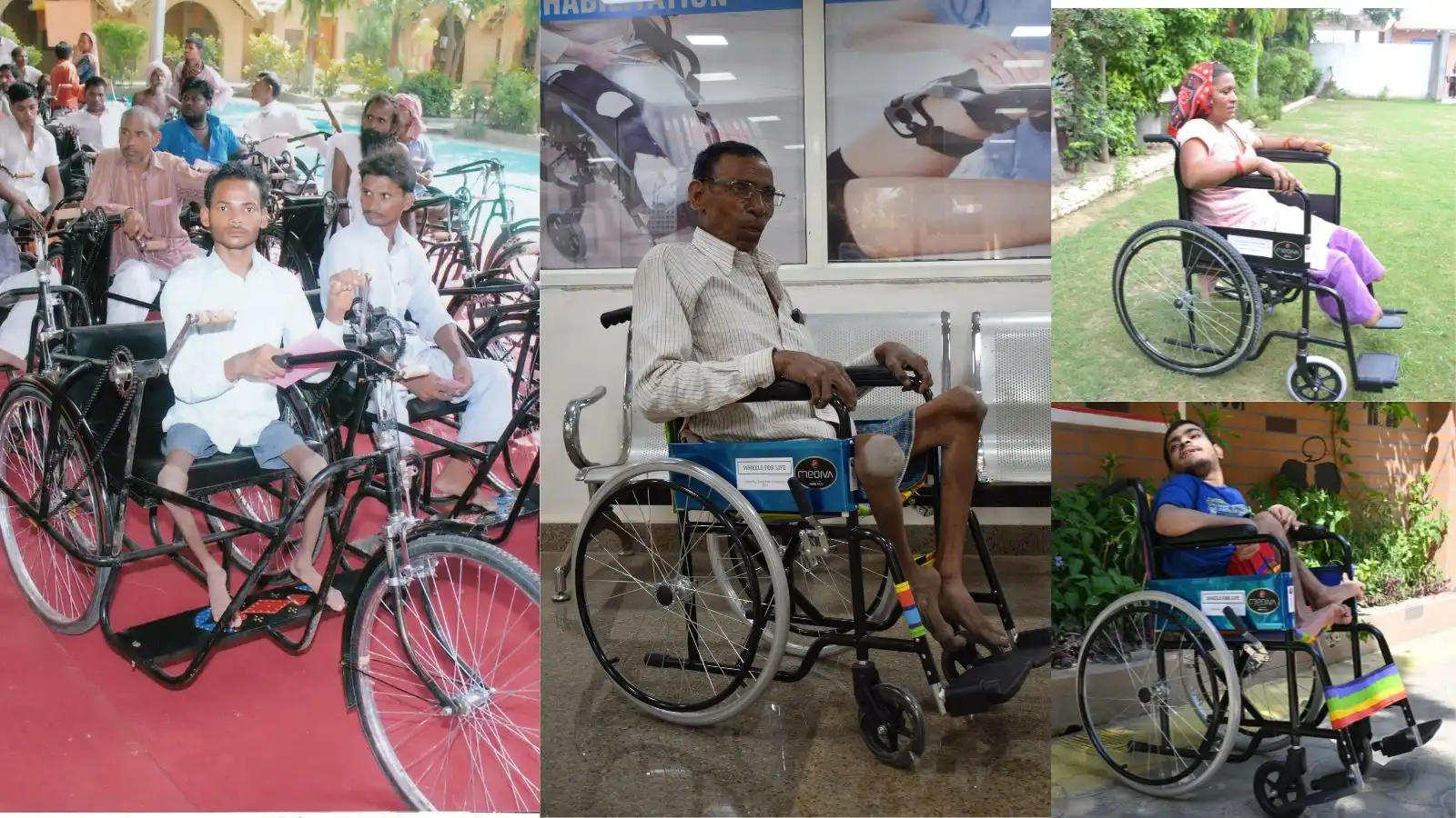 Wheelchair Provides to Divyanjan